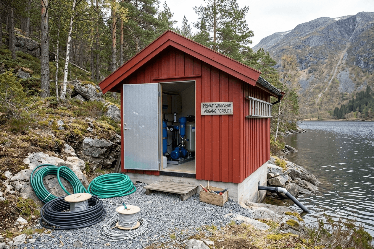 Alarmvarsling for vannverk og pumpestasjoner